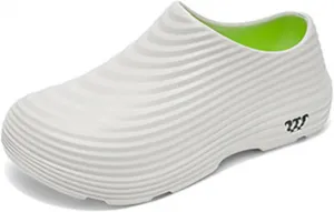 Армадилло Сабо Садовая Обувь для Женщин и Мужчин, Нескользящие Рабочие Туфли, Женская Обувь для Общепита, Обувь Шеф-Повара для Мужчин, Водонепроницаемые, Маслостойкие, С Поддержкой Свода Стопы, Широкая Размерная Сетка, Легкие, Унисекс Baimiu, серый