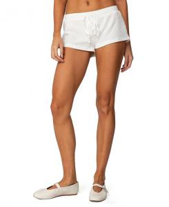 Тедди Уоффл Шорты Edikted, белый