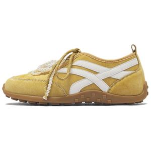 AGSDON Женские повседневные туфли на скрытой платформе для увеличения роста, цвет Yellow[Hidden Wedge]