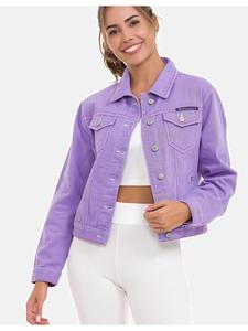 Джинсовая куртка Cipo & Baxx Jeansjacke, цвет LILAC