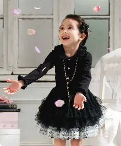 Юбка «Принцесса в пачке» M/90-110 см L/110-130 см Panpantutu, цвет Noir Black