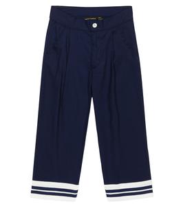 Хлопковые брюки Mini Rodini, синий