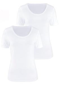 Комплект из 2 человек LASCANA, базовая футболка LASCANA, weiß