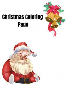 Christmas Coloring Page: Christmas Coloring Page (Independently published)