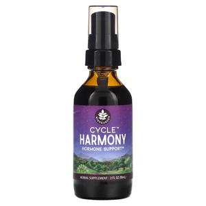 Гормональная поддержка Cycle Harmony, 2 жидких унции (59 мл) Wishgarden Herbs