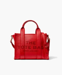 Маленькая кожаная сумка-шоппер