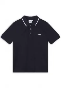 Рубашка-Поло с коротким рукавом Boss Kidswear, Navy