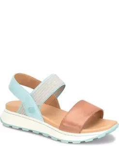 Женские сандалии Mimi на платформе с круглым носком Born, синий