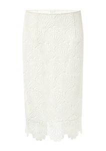 Миди юбка COMMA, White