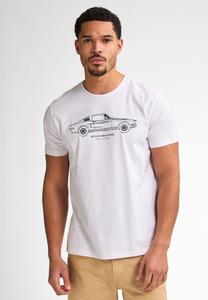 Футболка с принтом ARTWORK BLUEFRONT Petrol Industries, белый