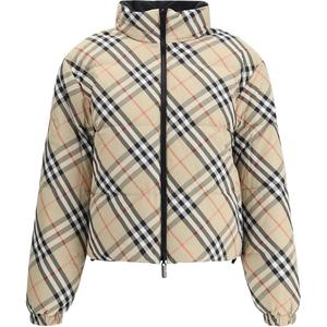 Реверсивная пуховая куртка с застёжкой-молнией Burberry, светло-бежевый
