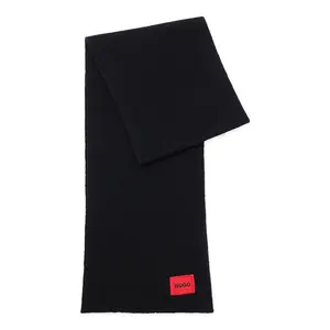 Шарф HUGO Zaff 6 10251113, черный