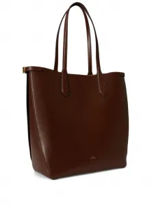 Сумка-тоут с принтом логотипа Polo Ralph Lauren, коричневый