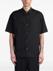Рубашка из хлопка Attachment, черный