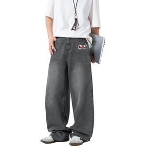 Джинсы Unisex Moderate Straight Fit WARRIOR, graphite серый (diy badge)