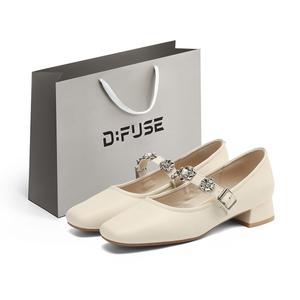 Туфли Мэри Джейн на толстом каблуке D FUSE SCANDINAVIA женские D:FUSE SCANDINAVIA, Black