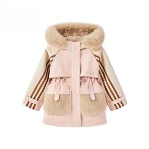 Пуховик для детей от 3 до 7 лет Disney, розовый