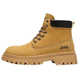 Женские ботинки Jeep классические с логотипом, желто-коричневый