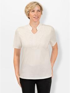 Рубашка с воротником-стойкой цвета экрю WITT WEIDEN