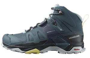 Женские кроссовки X Ultra 4 Mid GORE-TEX «Stargazer Carbon» SALOMON, Cyan