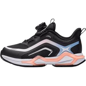 Antakids Детские кроссовки Gongsu с противоскользящей подошвой и износостойким отскоком, черные