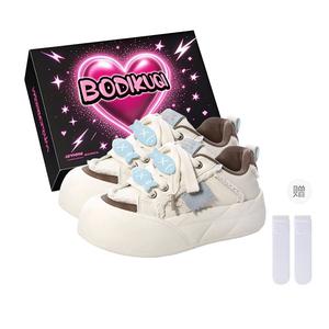 Boldi Kuki Женские низкие скейтерские кеды Blue Fish (эксклюзивная коробка+носки), цвет Blue Fish (Exclusive Box+Socks)