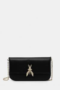 Кожаная сумка Patrizia Pepe, черный