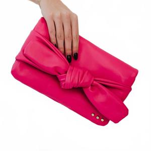 Billie Bow Конвертируемая клатч-сумка через плечо в цвете фуксия Pretty Simple