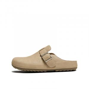 Женские тапочки с закрытой подошвой, износостойкой резиновой подошью Pt'Son, camel