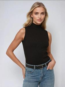 Вязаный топ Hiccup, черный