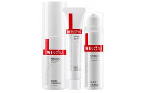 Набор для ухода за кожей против акне успокаивающий стабилизирующий увлажняющий очищающее средство 15g+тоник 30ml+крем 15g Winona