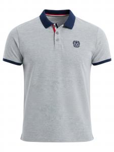 Ombre Поло в светло-сером цвете