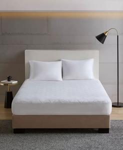 Стеганый наматрасник из натурального хлопка и перкаля Sleep Philosophy, белый