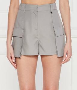 Юбка-шорты Liu Jo с накладными карманами, серый