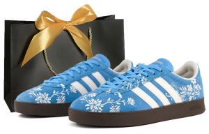 Adidas ВЛ Корт 2.0 Низкие скейтбордные кроссовки унисекс сине-белые