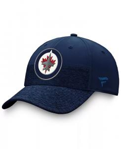 Мужская темно-синяя двухцветная гибкая кепка Winnipeg Jets Authentic Pro Locker Room Fanatics, синий