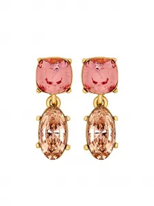 Серьги-подвески, украшенные кристаллами Oscar De La Renta, золотистый
