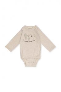 That's mine Хлопковое детское боди Bilie, бежевый