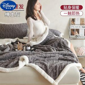 Disney Плед 180х200 см, двусторонний флис, цвет Gentleman Gray