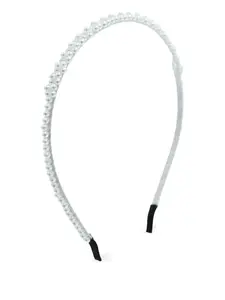 Ободок с жемчугом Mimi Tutu, белый