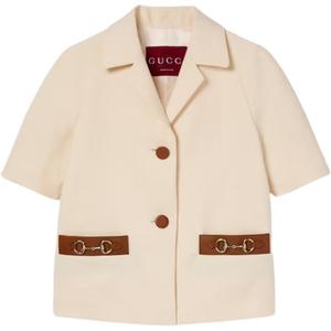 Пиджак с деталью horsebit GUCCI, айвори