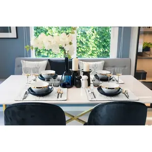 Платцсет Wave органический GOTS, сертифицирован CERES 0242, сделано в Германии Adam, бежевый/светло-серый