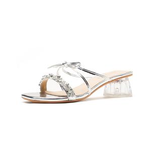 Тапочки-слайды женские, устойчивые к истиранию TATAYA, Silver