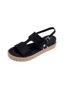 Deeluxe Сандалии на ремешках Selma в черном цвете