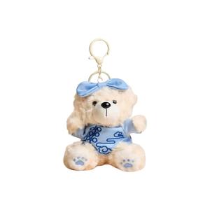 X3COMMUNE Милый китайский стиль розовый медвежонок детская кукла плюшевый кулон высота 13см