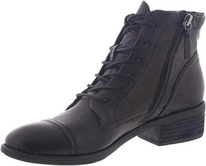 Женские ботинки Comfortiva Cordia с противоскользящей подошвой - верх из кожи - сетчатая подкладка - подошва с пенной вставкой Pillowtop, Black