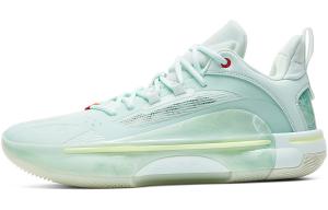Баскетбольные кроссовки Flash 5 Generations мужские низкие пастельно-розовые/зеленые PEAK, акварельный зеленый