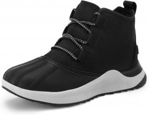 Женские зимние ботинки DREAM PAIRS до щиколотки, водонепроницаемые, на шнуровке, с противоскользящей подошвой, теплые снежные ботинки, модные кроссовки, Black