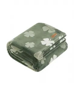 Плюшевый плед Clovers, 127 x 178 см Lucky Brand, зеленый