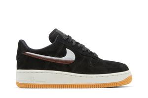 Кроссовки Nike Wmns Air Force 1 '07 LX 'Black Gum', черный